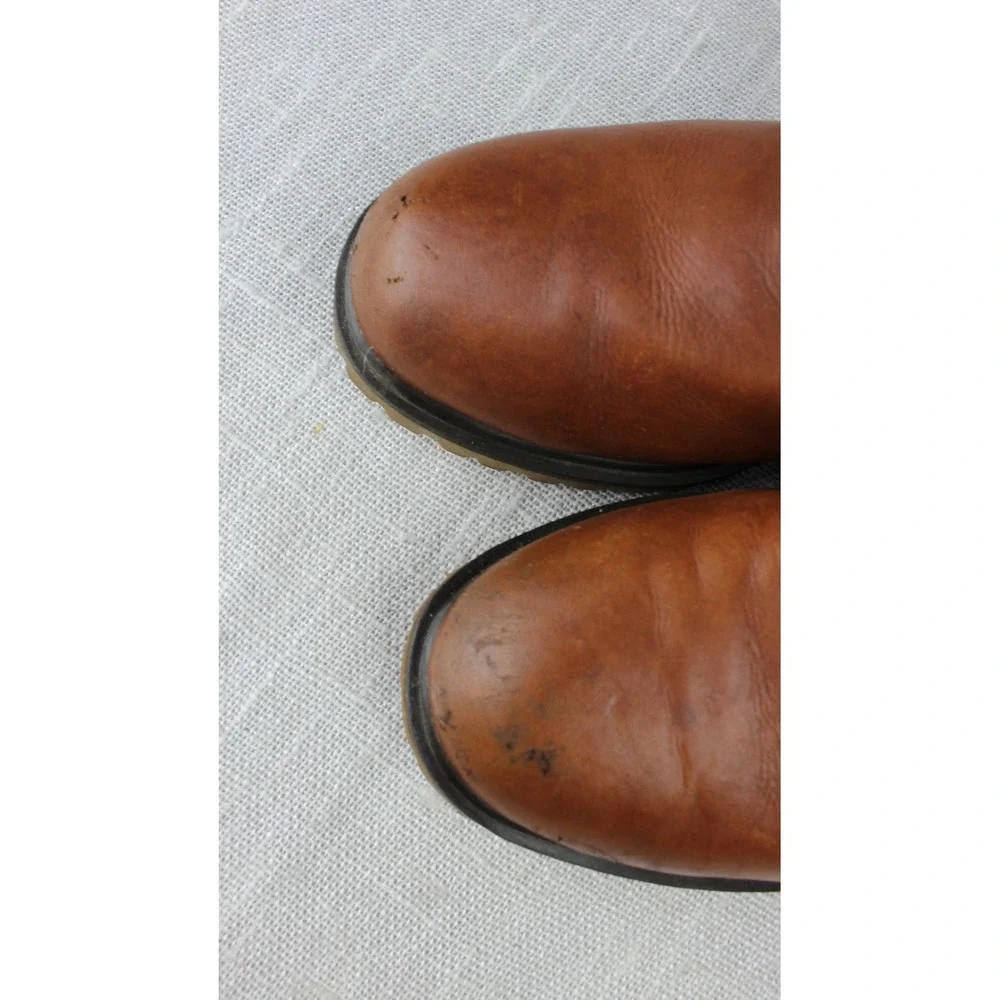 FUBU Vintage Brown Leather Chukka Ankle Boots Mens 5.5 Work‎ Streetwear 8061042